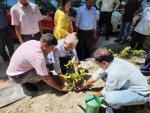Plantation of Saplings at AMTRON under Chief Minister's Institutional Plantation Programme (CMIPP) on 18th July 2022